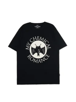 Cropp Koszulki*Czarna koszulka My Chemical Romance czarny