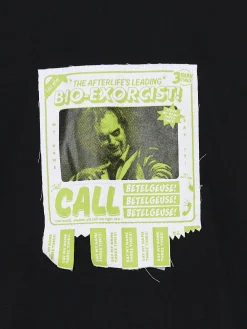 Cropp Koszulki|Unisex*Czarna koszulka z aplikacją Beetlejuice UNISEX czarny