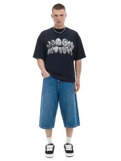 Cropp Koszulki*Czarna koszulka z nadrukiem Pusha T. czarny