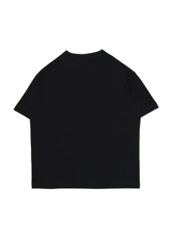 Cropp Koszulki*Czarna koszulka z naszywką czarny