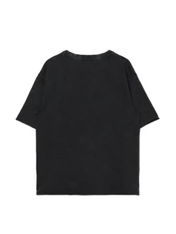 Cropp Koszulki*Czarna koszulka z surowym wykończeniem czarny