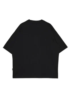 Cropp Koszulki*Czarna koszulka ze sloganem czarny