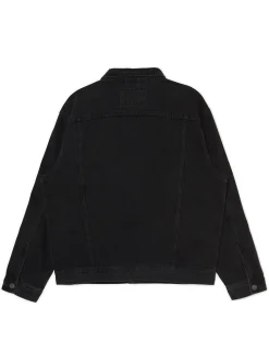 Cropp Kurtki, Płaszcze|Denim*Czarna kurtka jeansowa czarny