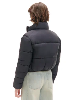 Cropp Kurtki, Płaszcze*Czarna kurtka puffer czarny