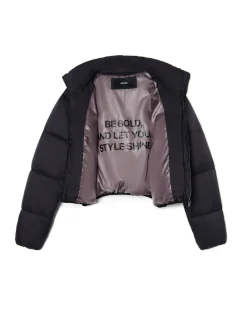 Cropp Kurtki, Płaszcze*Czarna kurtka puffer czarny