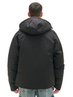 Cropp Kurtki Zimowe|Kurtki, Płaszcze*Czarna kurtka puffer z kapturem czarny