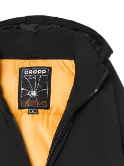 Cropp Kurtki Zimowe|Kurtki, Płaszcze*Czarna kurtka puffer z kapturem czarny