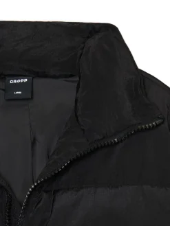 Cropp Kurtki Zimowe|Kurtki, Płaszcze*Czarna kurtka puffer ze stójką czarny
