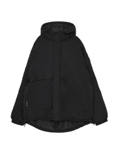 Cropp Kurtki Zimowe|Kurtki, Płaszcze*Czarna kurtka z kapturem czarny