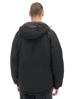 Cropp Kurtki Zimowe|Kurtki, Płaszcze*Czarna kurtka z kapturem czarny