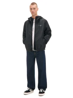 Cropp Kurtki, Płaszcze*Czarna kurtka z kapturem czarny