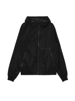 Cropp Kurtki, Płaszcze*Czarna lekka kurtka z kapturem czarny