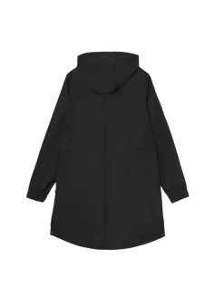 Cropp Kurtki, Płaszcze*Czarna parka z kapturem czarny