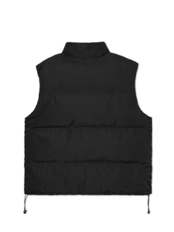 Cropp Kurtki, Płaszcze*Czarna pikowana kamizelka z regulacją czarny