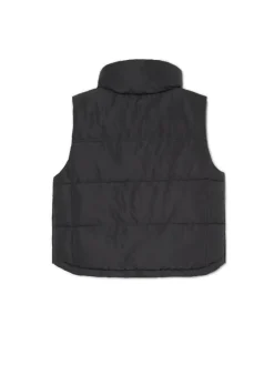 Cropp Kurtki, Płaszcze*Czarna pikowana kamizelka czarny