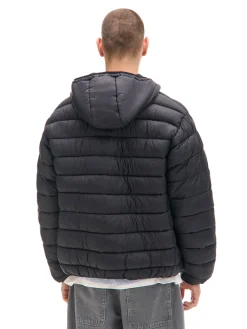 Cropp Kurtki, Płaszcze*Czarna pikowana kurtka basic czarny