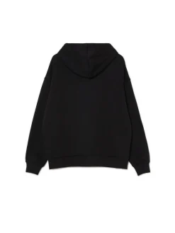 Cropp Bluzy*Czarna rozpinana bluza oversize czarny