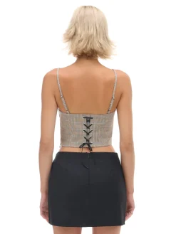 Cropp Spódnice*Czarna spódnica mini z wiskozą czarny