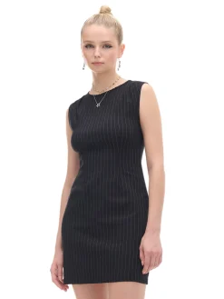 Cropp Sukienki, Kombinezony*Czarna sukienka mini czarny