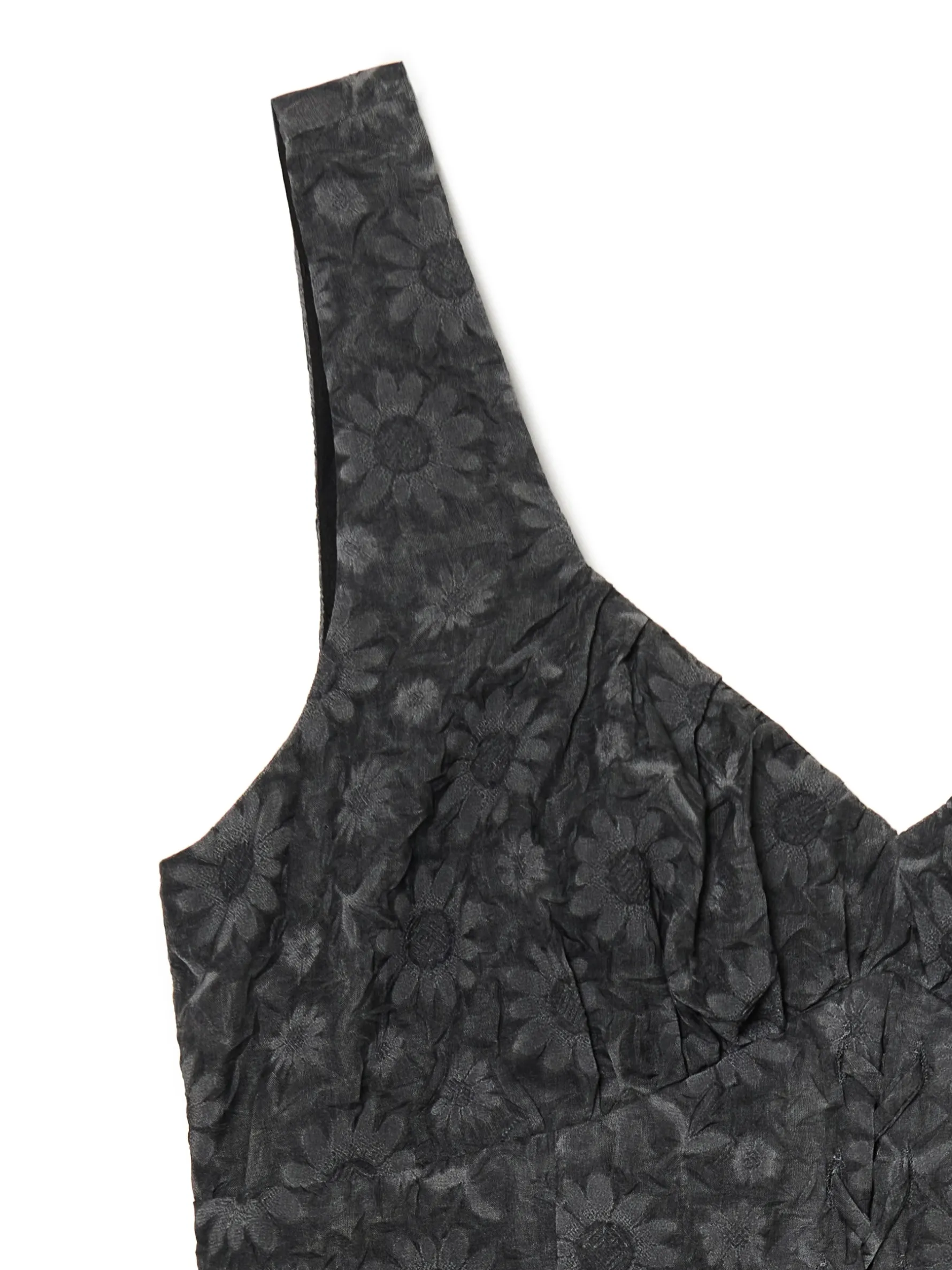 Cropp Sukienki, Kombinezony*Czarna sukienka mini w kwiaty czarny