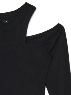 Cropp Sukienki, Kombinezony*Czarna sukienka mini z wycięciami czarny