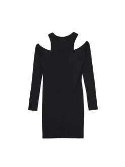 Cropp Sukienki, Kombinezony*Czarna sukienka mini z wycięciami czarny