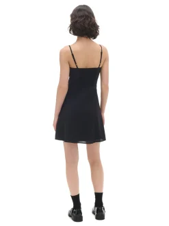 Cropp Sukienki, Kombinezony*Czarna sukienka z kokardką czarny