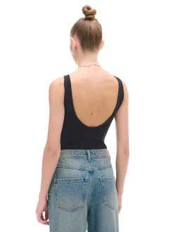 Cropp Koszulki, Topy*Czarne body czarny