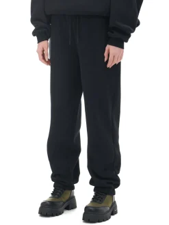 Cropp Spodnie*Czarne dresowe joggery czarny