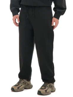 Cropp Spodnie|Sety*Czarne dresowe joggery comfort czarny