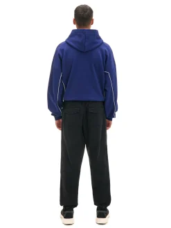 Cropp Spodnie*Czarne dresowe joggery loose czarny