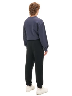 Cropp Spodnie*Czarne dresowe joggery regular czarny