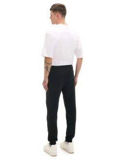 Cropp Spodnie|Sety*Czarne dresowe joggery regular czarny