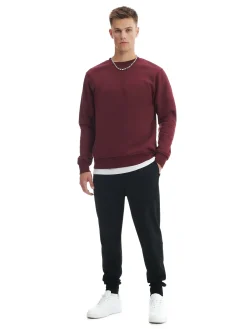 Cropp Spodnie*Czarne dresowe joggery regular czarny