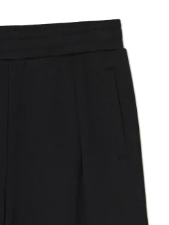 Cropp Spodnie*Czarne dresy wide leg czarny