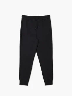 Cropp Spodnie*Czarne gładkie joggery regular czarny