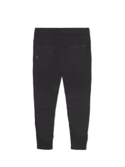Cropp Jeansy*Czarne jeansowe joggery czarny