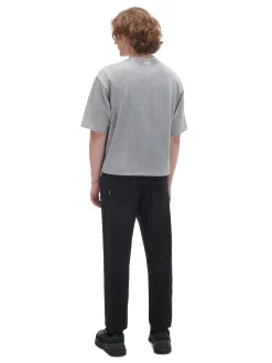 Cropp Jeansy*Czarne jeansowe joggery czarny