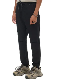 Cropp Jeansy*Czarne jeansowe joggery czarny