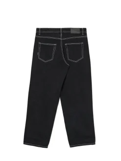 Cropp Jeansy|Baggy*Czarne jeansy baggy czarny