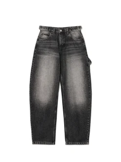 Cropp Jeansy*Czarne jeansy skater czarny