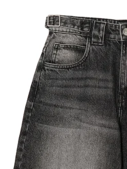 Cropp Jeansy*Czarne jeansy skater czarny