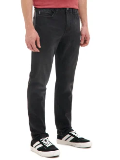 Cropp Jeansy*Czarne jeansy slim czarny