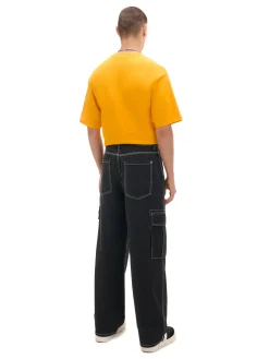 Cropp Jeansy|Baggy*Czarne jeansy super baggy czarny