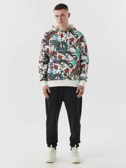 Cropp Spodnie*Czarne joggery slim czarny