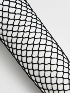 Cropp Skarpety, Rajstopy*Czarne rajstopy kabaretki czarny