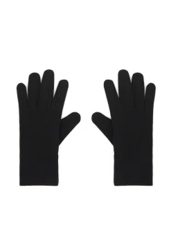 Cropp Rękawiczki*Czarne rękawiczki z haftem czarny