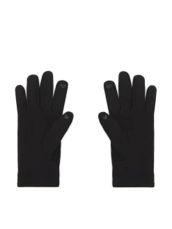 Cropp Rękawiczki*Czarne rękawiczki z haftem czarny
