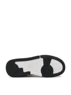 Cropp Sneakersy*Czarne sneakersy z białymi elementami czarny