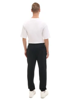 Cropp Spodnie*Czarne spodnie dresowe joggery basic czarny